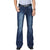 Męskie jeansy bootcut z prostymi nogawkami