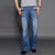 Męskie jeansy bootcut z prostymi nogawkami
