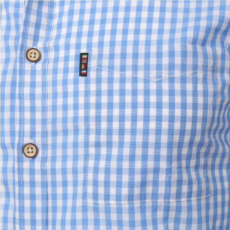 Koszula męska w kratę z długim rękawem