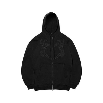 Męska bluza z kapturem Skeleton