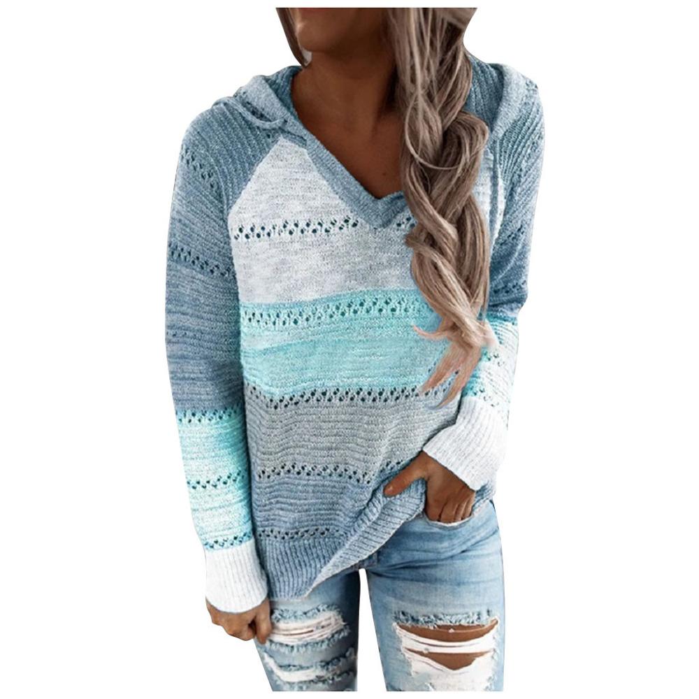 Damski Sweter z Kapturem w Stylu Boho