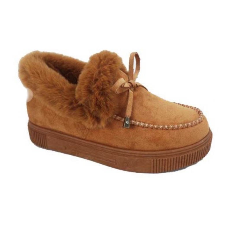 Damskie buty zimowe z futerkiem