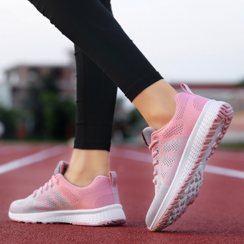 Damskie ortopedyczne buty sportowe z oddychającą siateczką