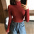 Damski Sweterek Golf Femme