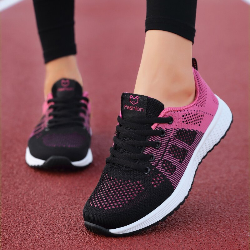 Damskie ortopedyczne buty sportowe z oddychającą siateczką