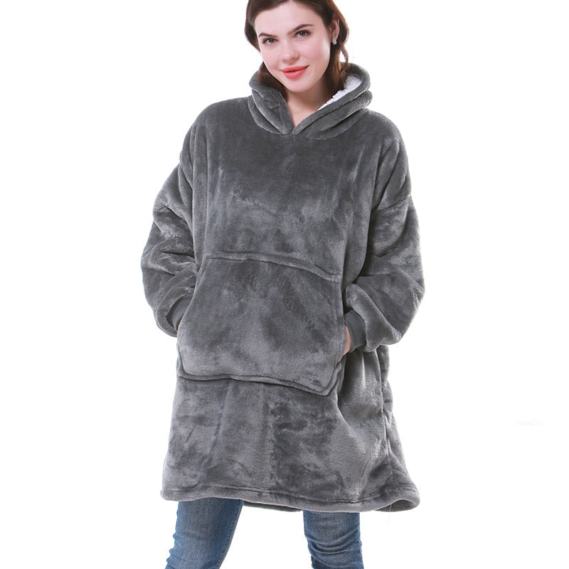 Bluza-Koc z kapturem Oversized