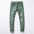 Męskie jeansy z przetarciami skinny stretch