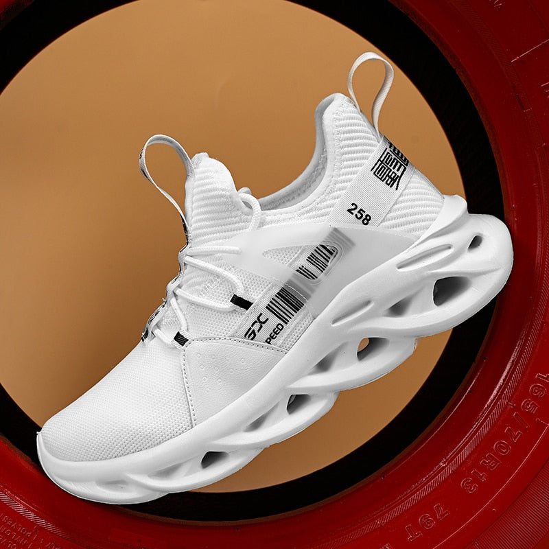 Futurystyczne buty męskie sportowe z elastyczną podeszwą