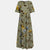 Sukienka Maxi z Wzorem Floralnym