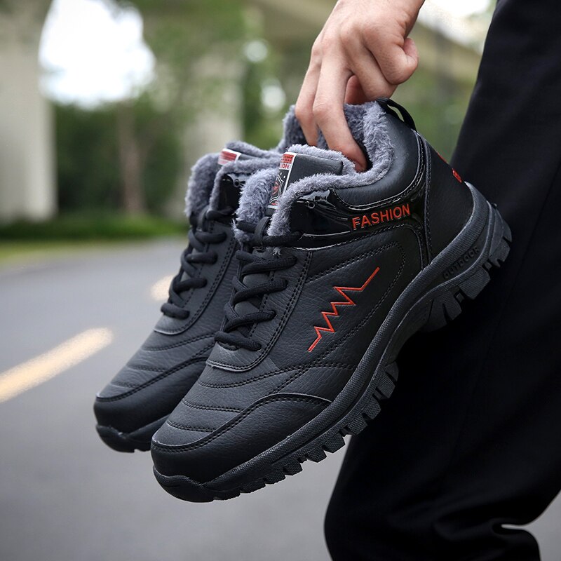 Zimowe ocieplane sneakersy