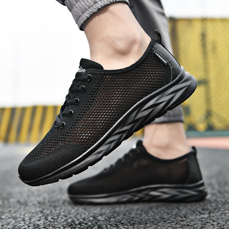 Lekkie męskie sportowe buty z siateczki