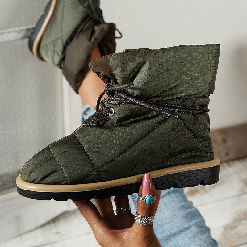 Damskie śniegowce ocieplane