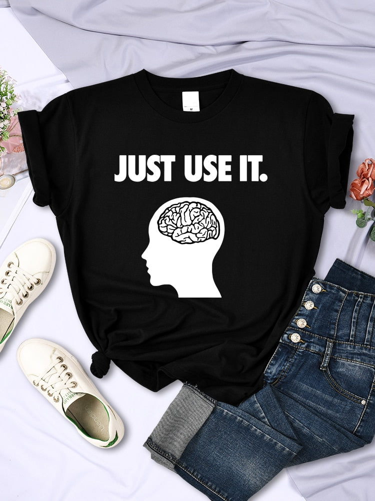 T-shirt Damski "Just Use It"