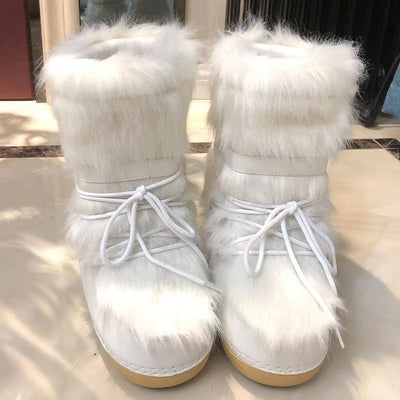 Zimowe buty z futerkiem Mujer