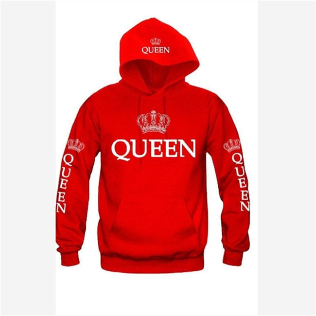 Komplet bluz King & Queen z nadrukiem korony