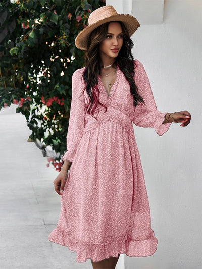 Sukienka letnia ,,Floral V Neck"