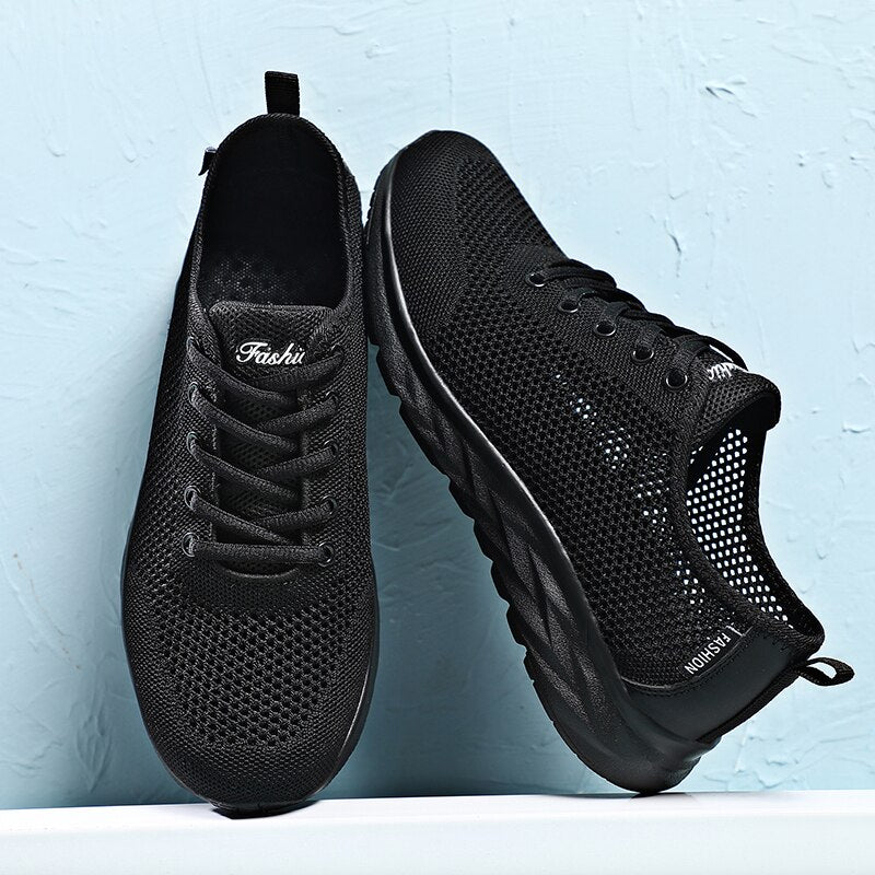 Lekkie męskie sportowe buty z siateczki