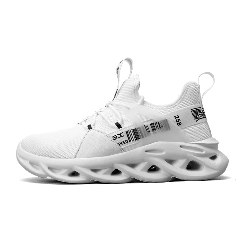 Futurystyczne buty męskie sportowe z elastyczną podeszwą