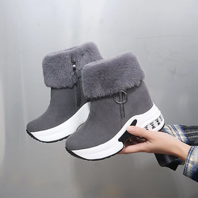 Wysokie buty z futerkiem Parodi