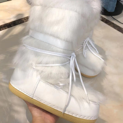 Zimowe buty z futerkiem Mujer