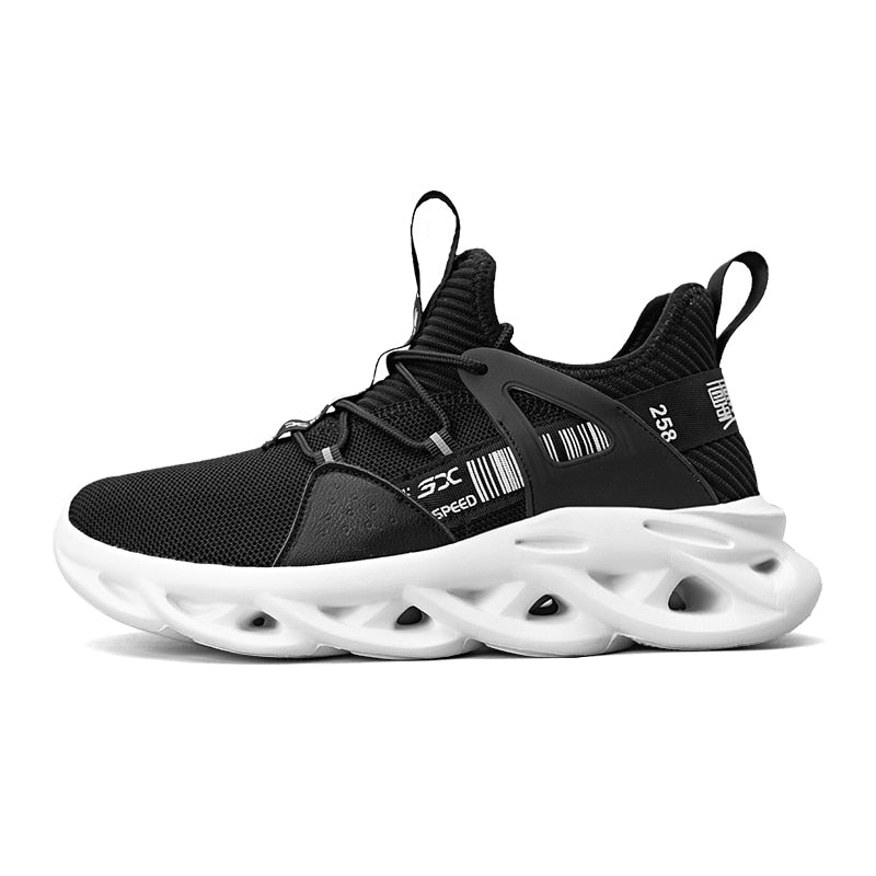 Futurystyczne buty męskie sportowe z elastyczną podeszwą