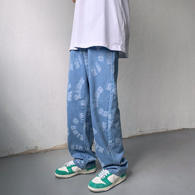 Luźne spodnie Denim