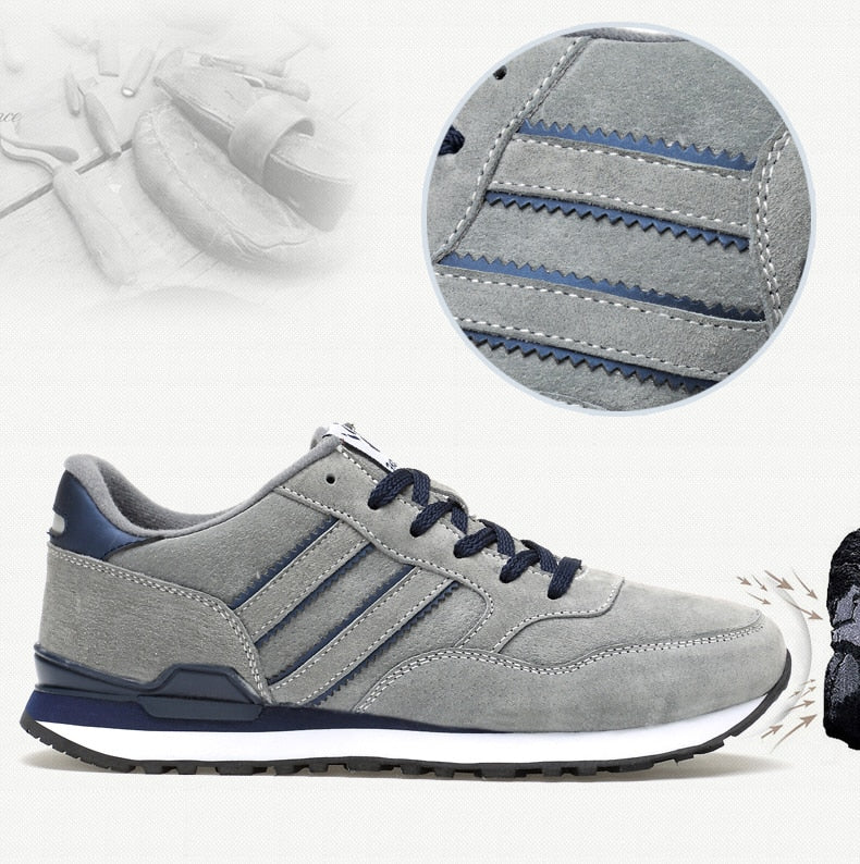 Męskie klasyczne sneakersy z zamszu