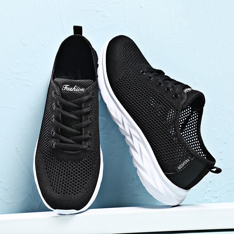 Lekkie męskie sportowe buty z siateczki