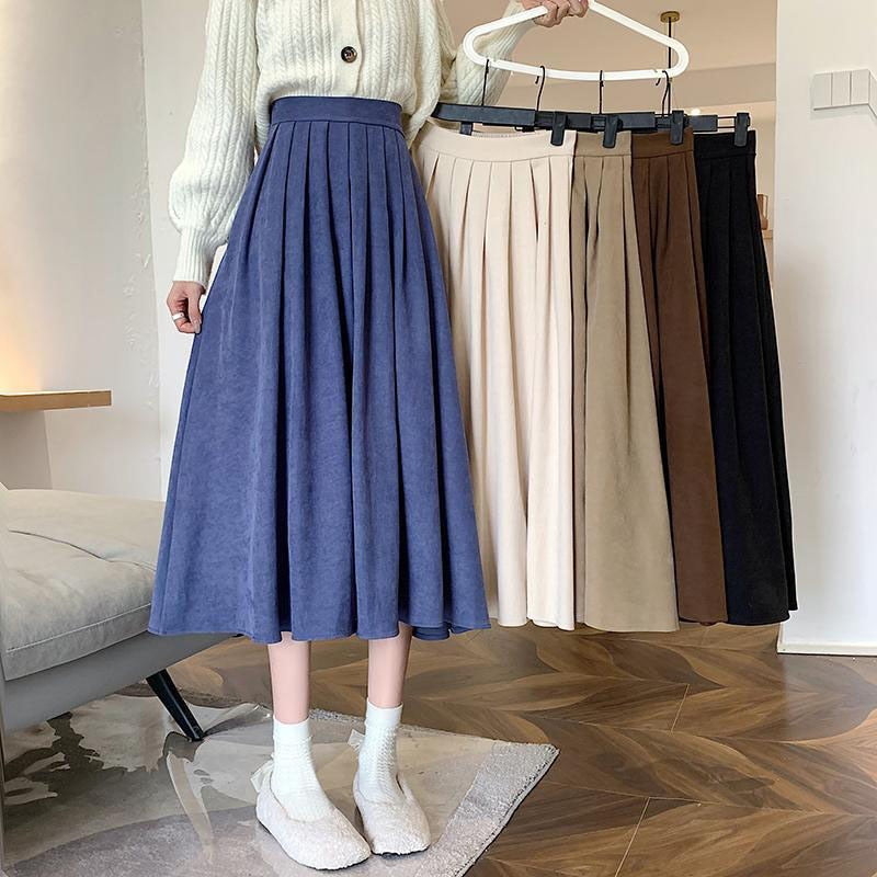 Elegancka Plisowana Spódnica Midi