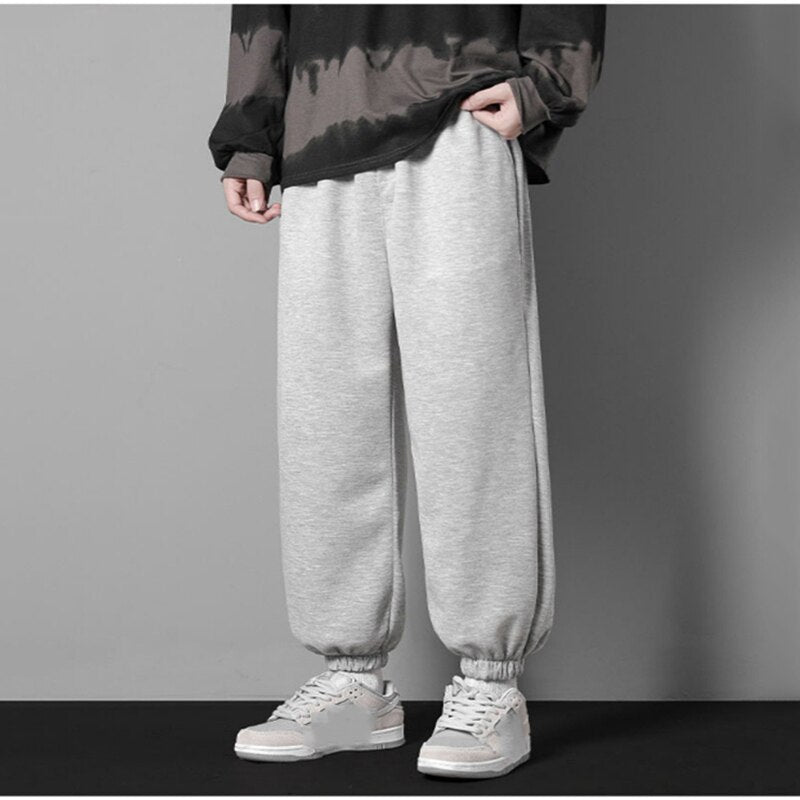 Uniwersalne Szerokie Męskie Spodnie Dresowe