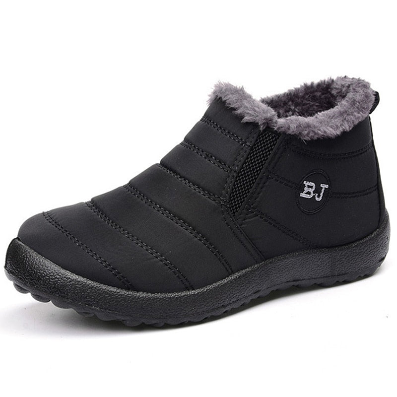 Damskie buty zimowe śniegowce z futerkiem