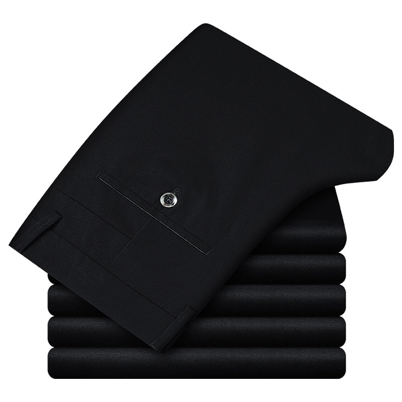 Męskie Spodnie Garniturowe Slim Fit