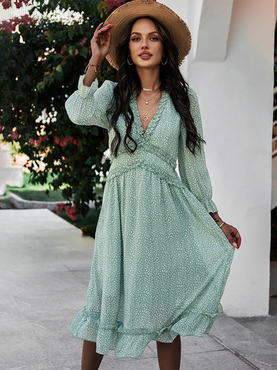 Sukienka letnia ,,Floral V Neck"