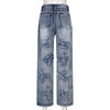 Jeansy Patchwork