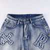 Jeansy Patchwork
