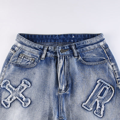 Jeansy Patchwork