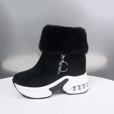 Wysokie buty z futerkiem Parodi
