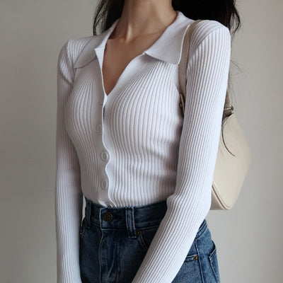 Sweter z kołnierzykiem Bella