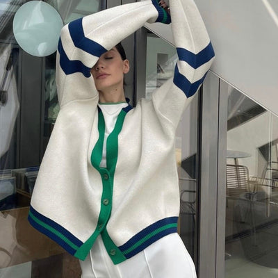 Kobiecy zapinany sweter Fede