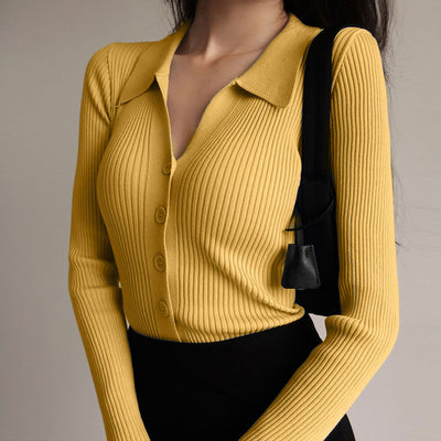 Sweter z kołnierzykiem Bella
