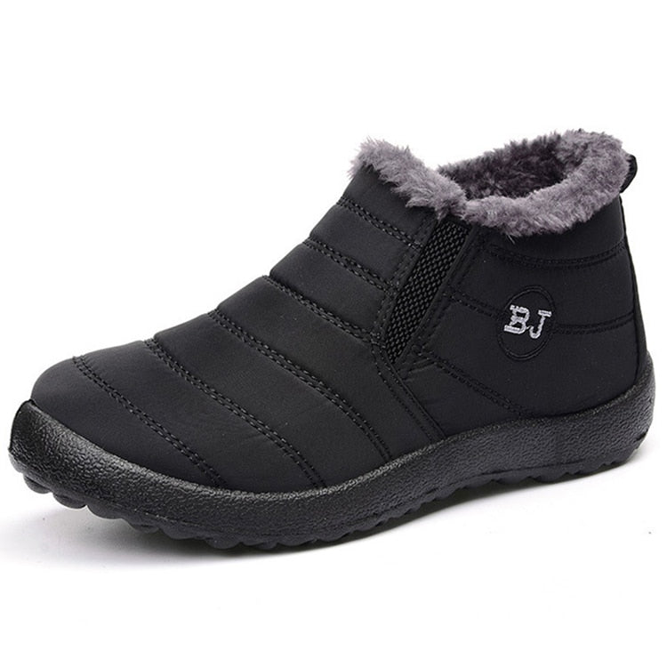 Damskie buty zimowe śniegowce z futerkiem