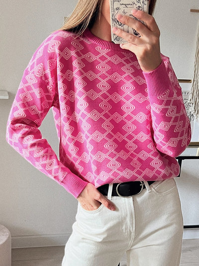 Sweter we wzory Destinada