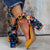 Buty na obcasie Floral