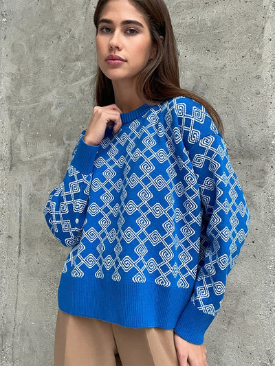 Sweter we wzory Destinada