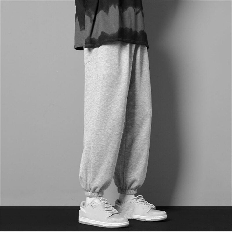 Uniwersalne Szerokie Męskie Spodnie Dresowe