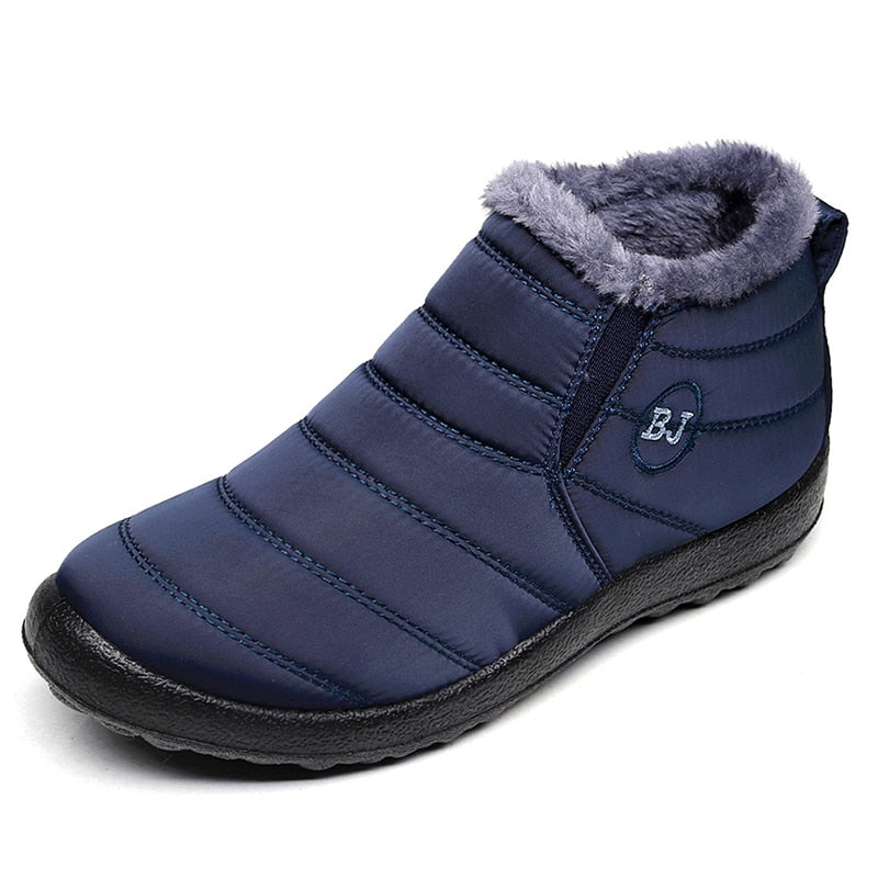 Damskie buty zimowe śniegowce z futerkiem