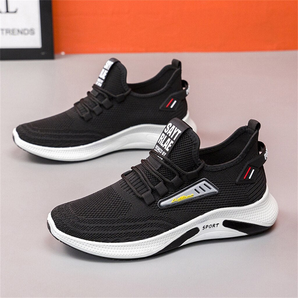 Nowoczesne Męskie Sneakersy z Oddychającą Cholewką