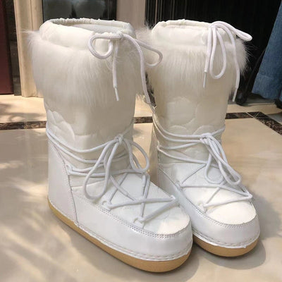 Zimowe buty z futerkiem Mujer