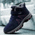 Damskie zimowe buty trekkingowe z ociepleniem i rzepem