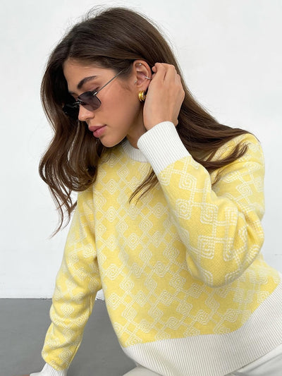 Sweter we wzory Destinada